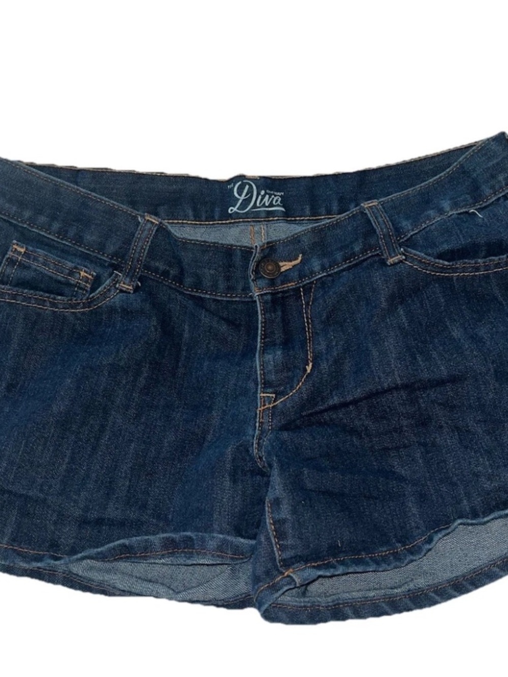 Old Navy The Diva Jean Shorts Women’s Size 6 Dark Wash